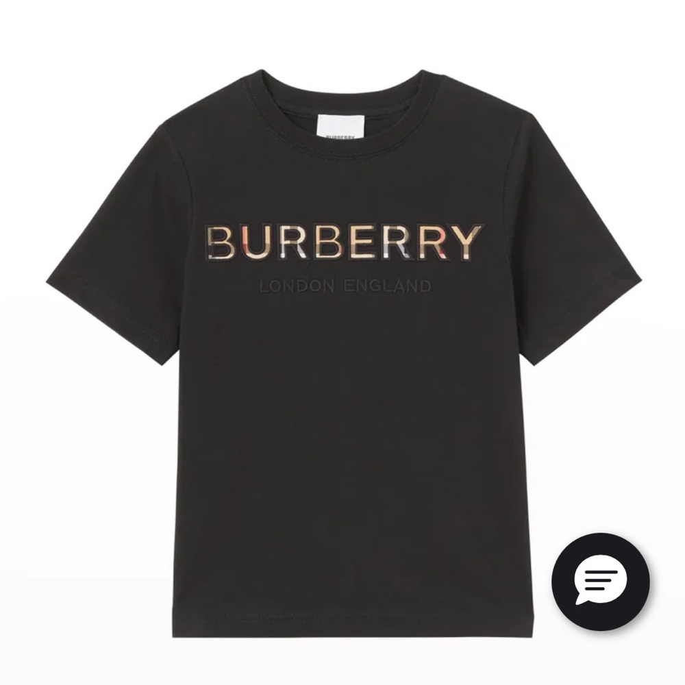 Burberry Black Tee 14Y